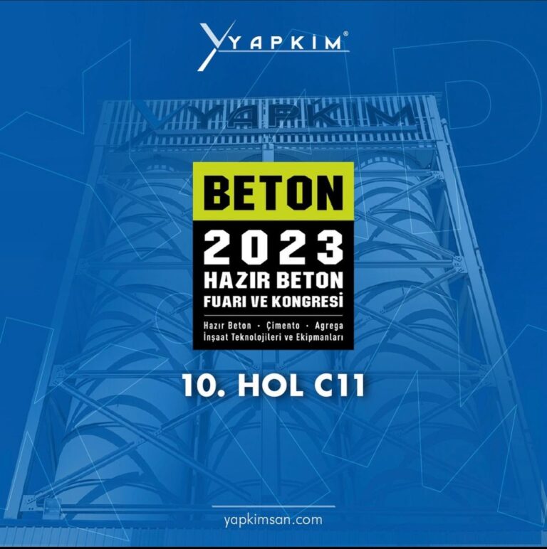 YAPKİM, 2023 Hazır Beton Fuarı ve Kongresi’nde Yer Aldı!